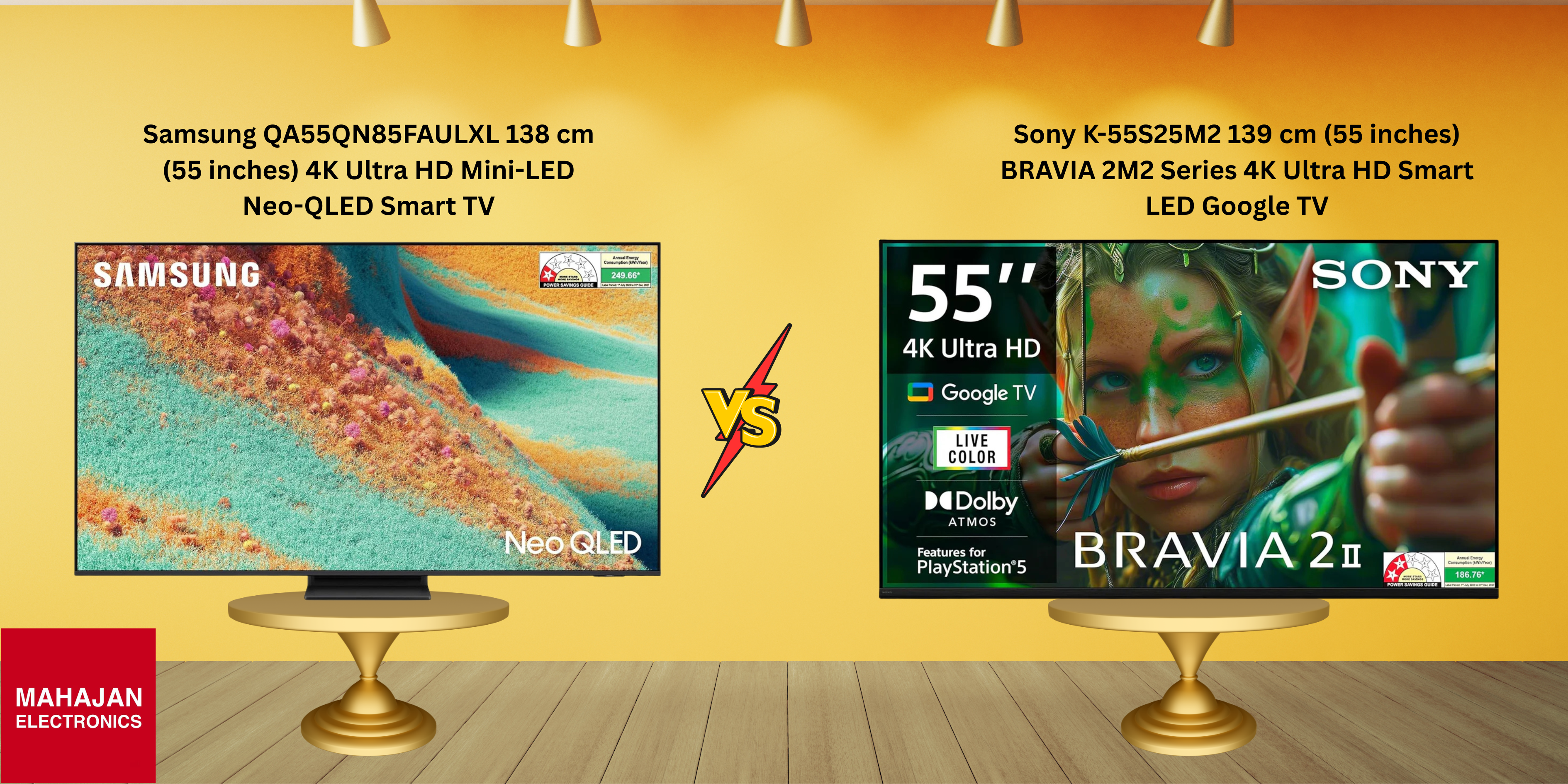 Samsung Neo-QLED or Sony BRAVIA 2M2 – Which 55” TV Should Be in Your Living Room?