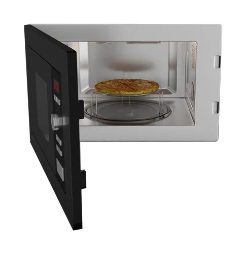 Crompton Voila 20L Built-In Microwave Oven (Midnight Black) – Grill, Combi, 8 Auto Menus, Stainless Steel Cavity, 2-Year Warranty