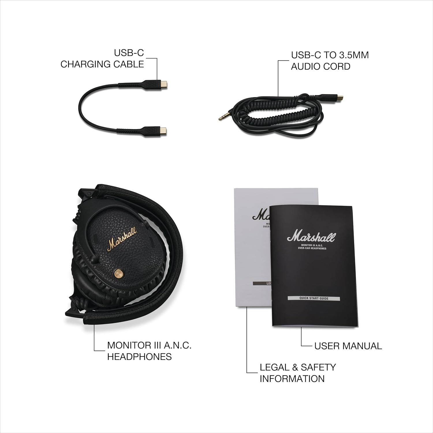 Marshall Monitor III Active Noise Canceling Over Ear Bluetooth Headphones Mahajan Electronics