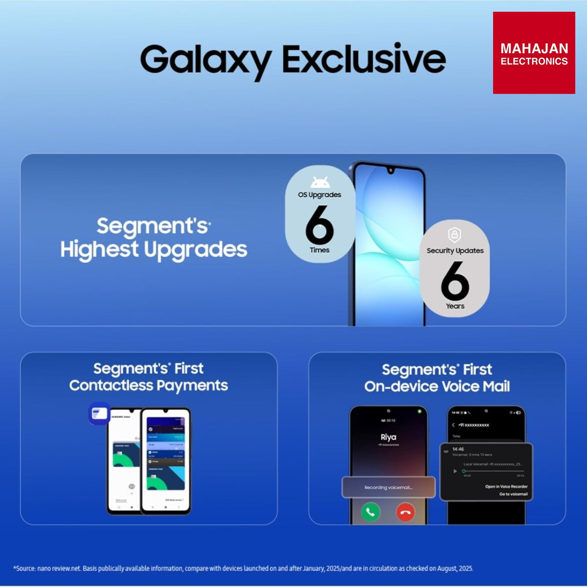 Samsung Galaxy A17 5G (Gray, 8GB RAM, 256GB Storage) – Mahajan Electronics Online.