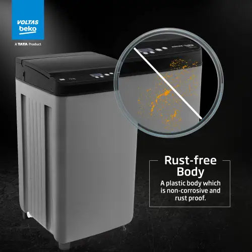 Voltas Beko WTL7004UEA/SPBPOD 7 Kg 5 Star Fully Automatic Top Load Washing Machine with Double Waterfall | 4 Wash Programs | Purestream Pulsator Mahajan Electronics Online