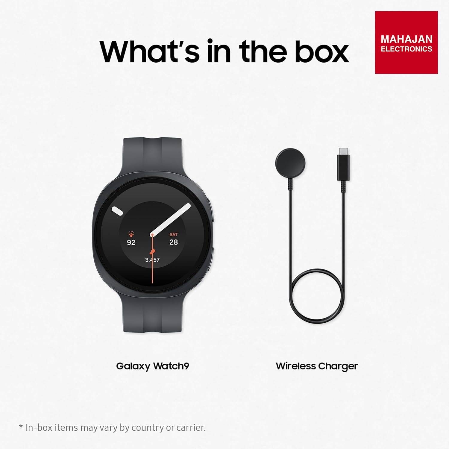 Samsung Galaxy Watch9 (44mm LTE, Graphite) Samsung – Mahajan Electronics Online.