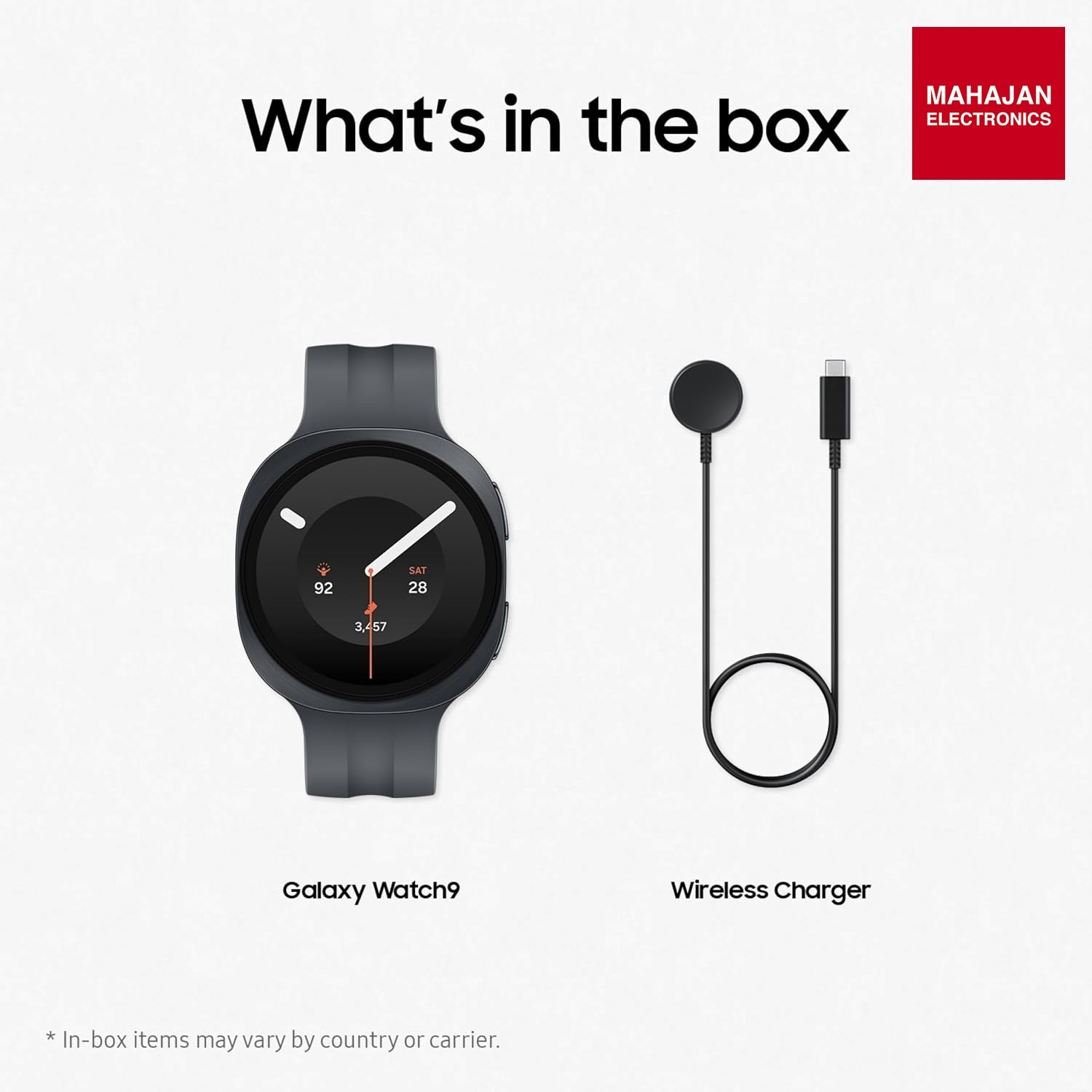 Samsung Galaxy Watch9 (40mm LTE, Graphite) Samsung – Mahajan Electronics Online.