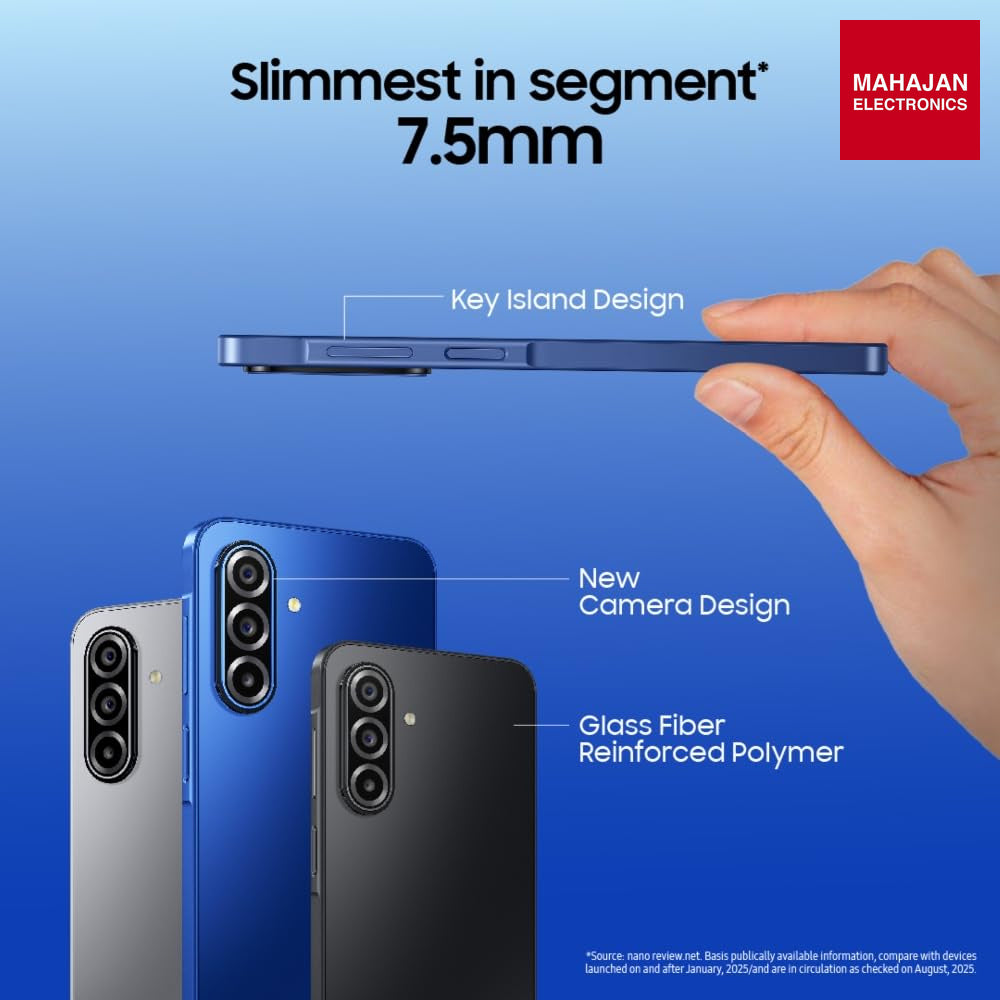 Samsung Galaxy A17 5G (Black, 8GB RAM, 256GB Storage) | 50 MP No Shake Camera | Gemini Live | Circle to Search | Super AMOLED | Corning Gorilla Glass Victus | 7.5mm Sleek | AI | Without Adapter – Mahajan Electronics Online.