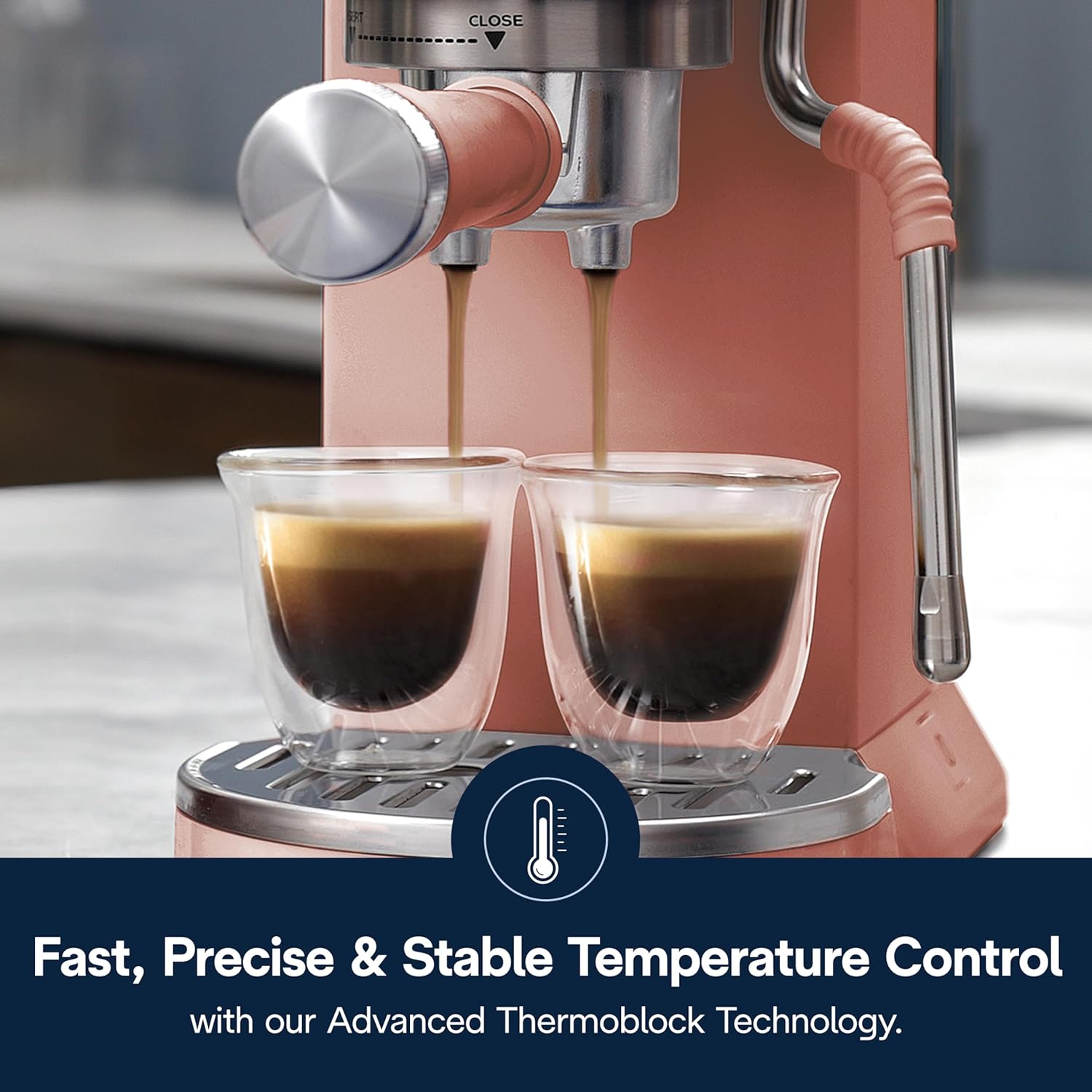 De’Longhi Dedica EC890.PK New Espresso machine – Stainless Steel Espresso Maker with Touch Display & Upgraded milk frother Steam Wand, Espresso, Cold Brew, Iced & Cold Coffee, Cappuccino, Latte & More Mahajan Electronics Online
