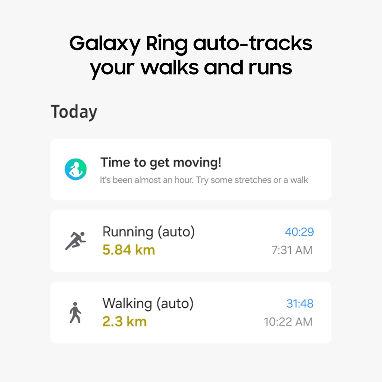 Samsung Galaxy Ring, with Smart AI, Size First W/Sizing Kit, No App Subscription, Fitness Monitor, Sleep Tracker, Up to 7-Day Battery, Size 10, Titanium Silver. Mahajan Electronics Online.