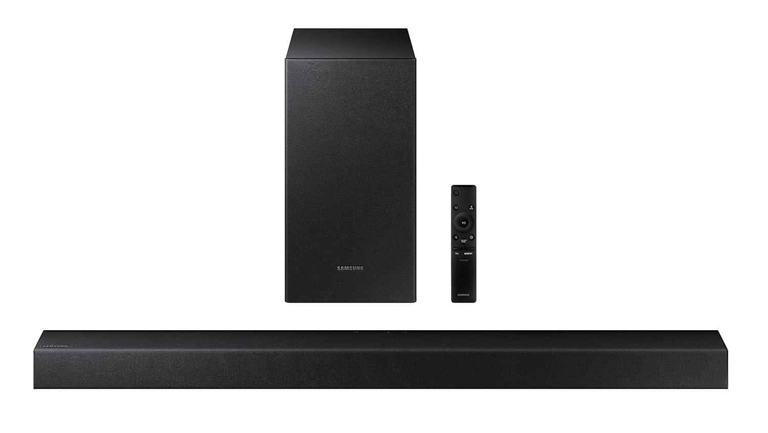 Samsung HW-T42E/XL 150 W Dolby Digital Bluetooth Soundbar ( Black, 2.1 Channel) Mahajan Eelctronics Online