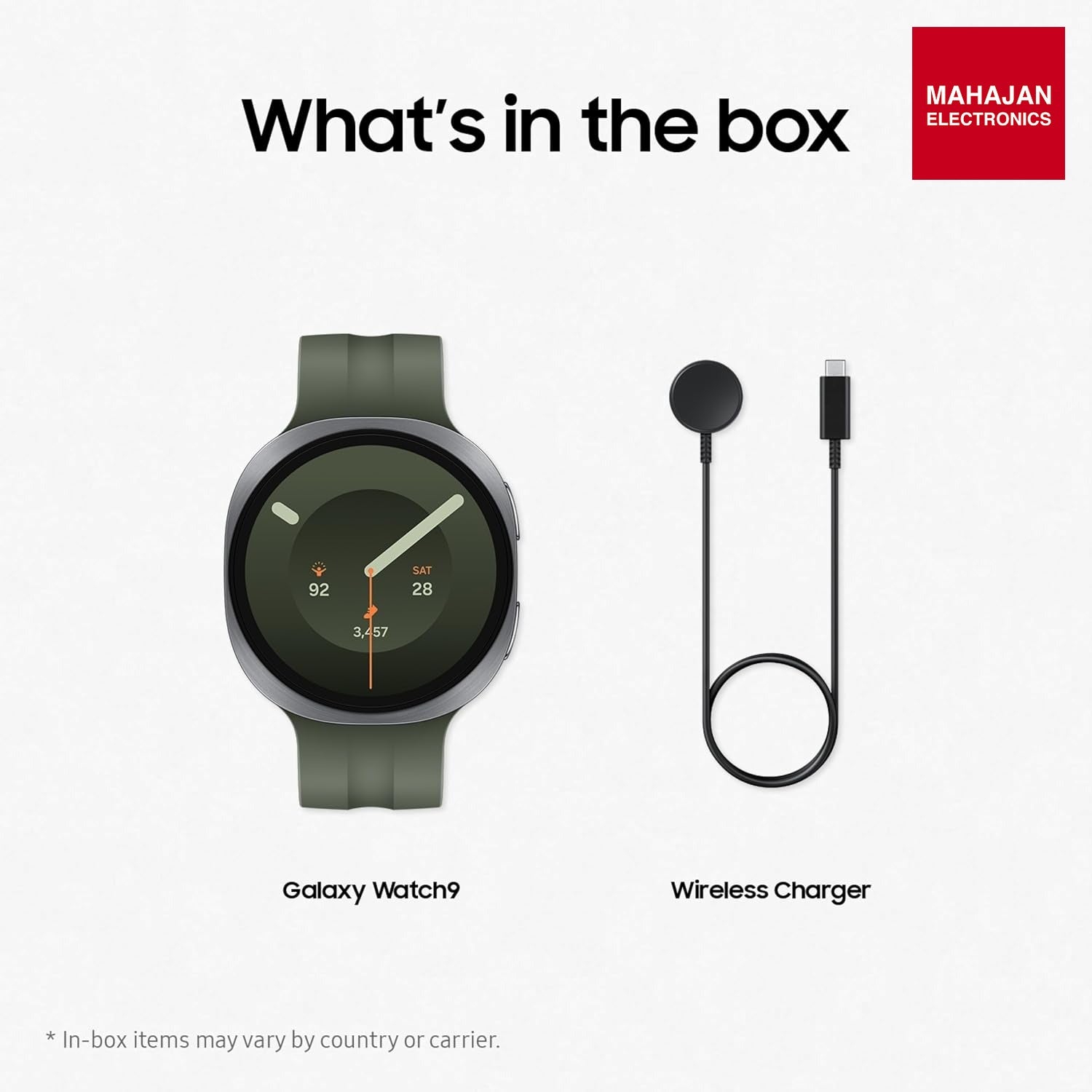 Samsung Galaxy Watch9 (44mm Bluetooth, Silver) Samsung – Mahajan Electronics Online.