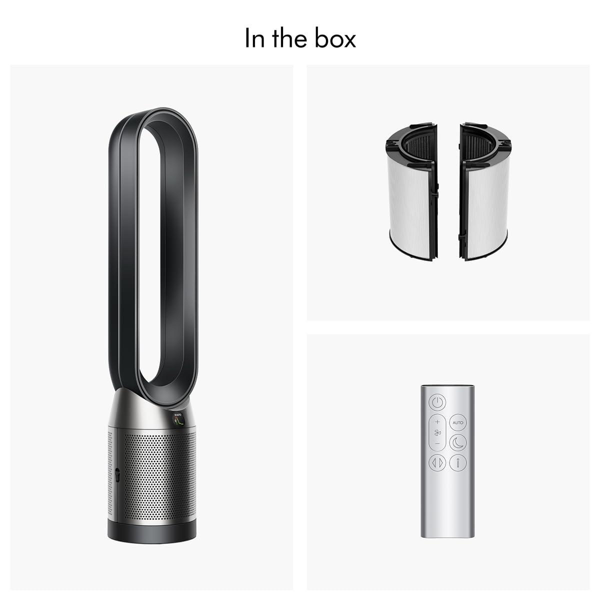 Dyson Air Purifier Cool PC1 | Removes 99.95% of allergens & pollutants as small as PM 0.1 Auto, Sleep and Night modes | Control via remote, App, compatible voice assistants | 2 Year Warranty Mahajan Electronics Online