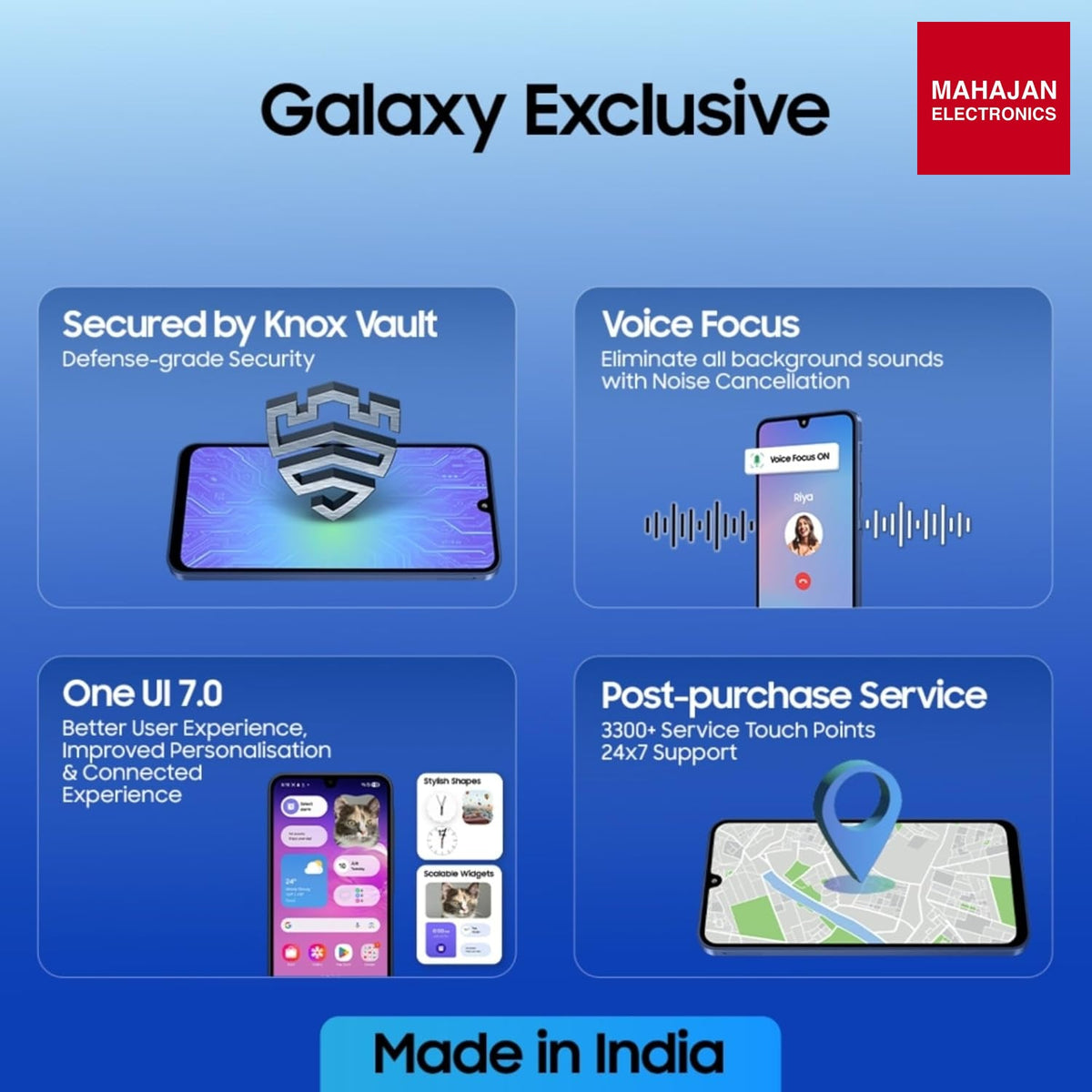 Samsung Galaxy A17 5G (Gray, 8GB RAM, 256GB Storage) – Mahajan Electronics Online.