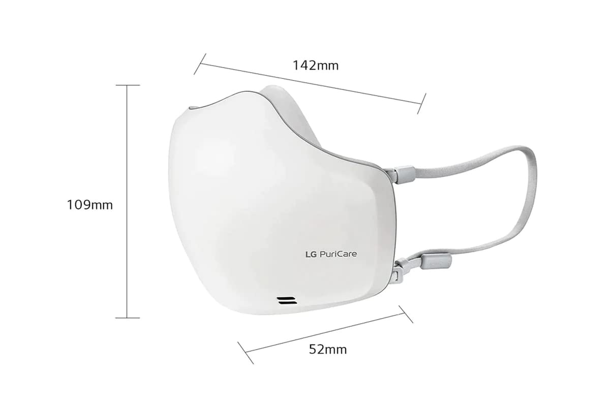 LG Puricare Wearable Air Purifier Creamy White Ap551Awfa, HEPA Mahajan Electronics Online