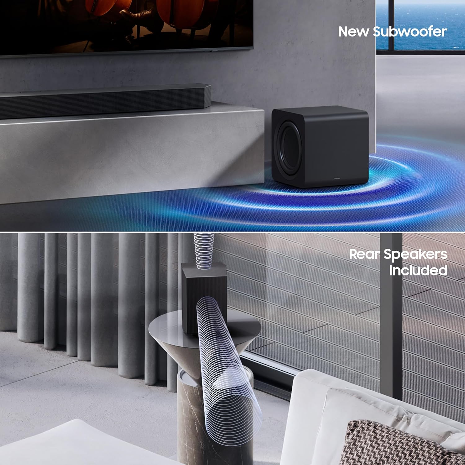 Samsung HW-Q930F/XL 580 W True 9.1.4 ch Full Surround Soundbar with Wireless Dolby Atmos | Center-Up-Side-Front Wide-Firing Speakers | Alexa | Wi-Fi | HDMI ARC | Optical in | Bluetooth ( Titan Black) Mahajan Electronics Online