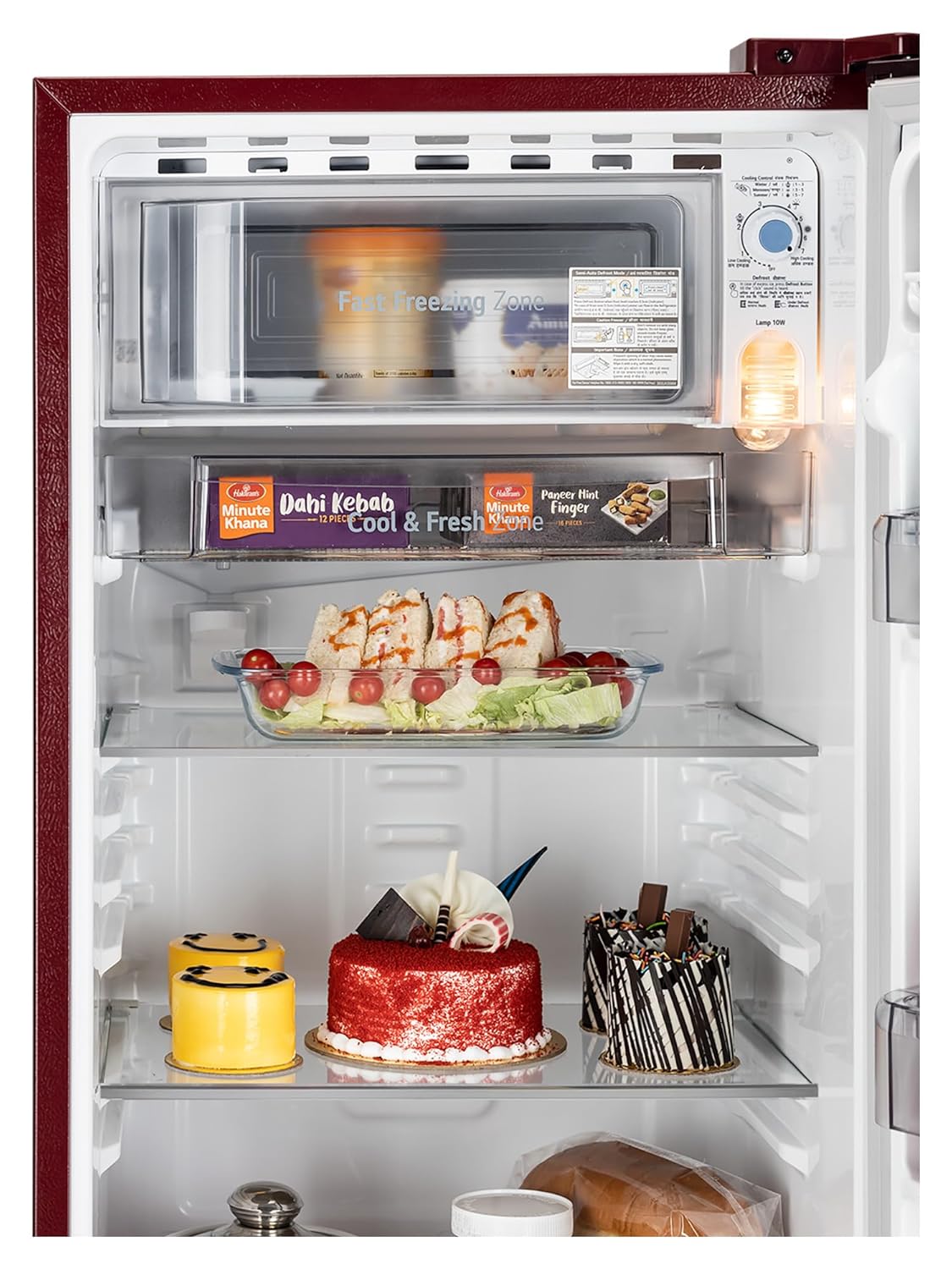 LG GLD1925XORK 185 L, 2 Star, Direct Cool Single Door Refrigerator ( Ruby Klase, Base stand with Drawer, Fit Max Chiller Tray, Works Without Stabilizer, 2026 Model) Mahajan Electronics Online