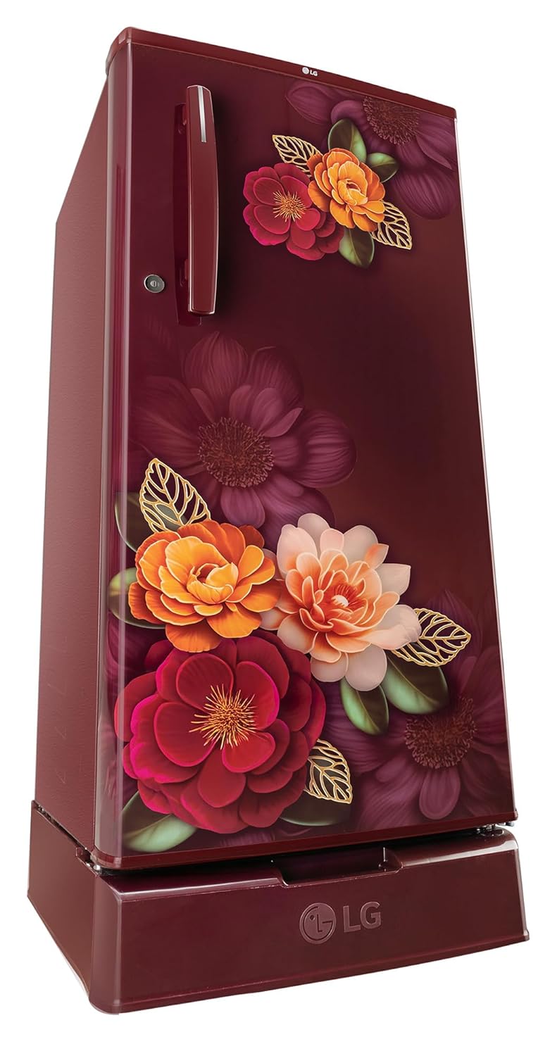 LG GLD1925XORK 185 L, 2 Star, Direct Cool Single Door Refrigerator ( Ruby Klase, Base stand with Drawer, Fit Max Chiller Tray, Works Without Stabilizer, 2026 Model) Mahajan Electronics Online