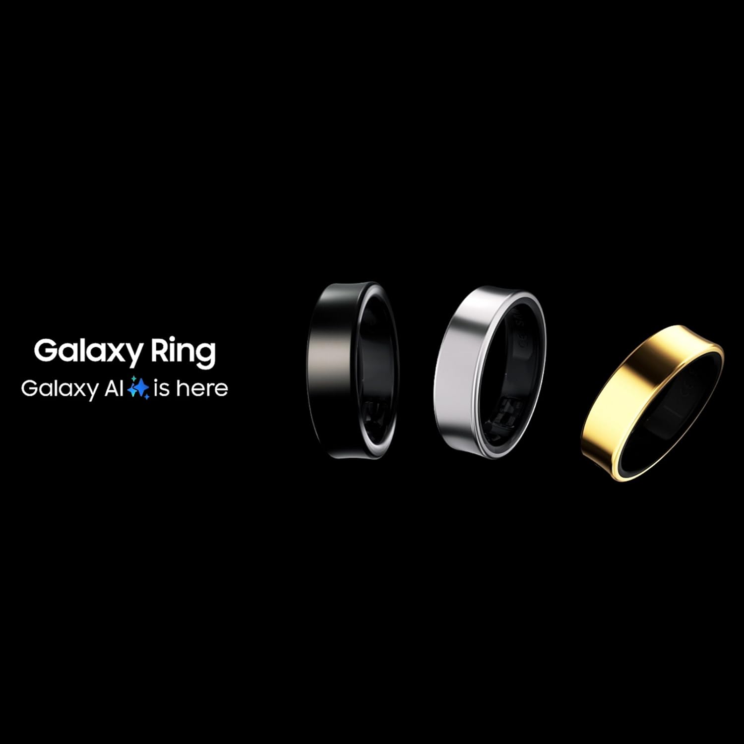 Samsung Galaxy Ring, with Smart AI, Size First W/Sizing Kit, No App Subscription, Fitness Monitor, Sleep Tracker, Up to 7-Day Battery, Size 10, Titanium Silver. Mahajan Electronics Online.