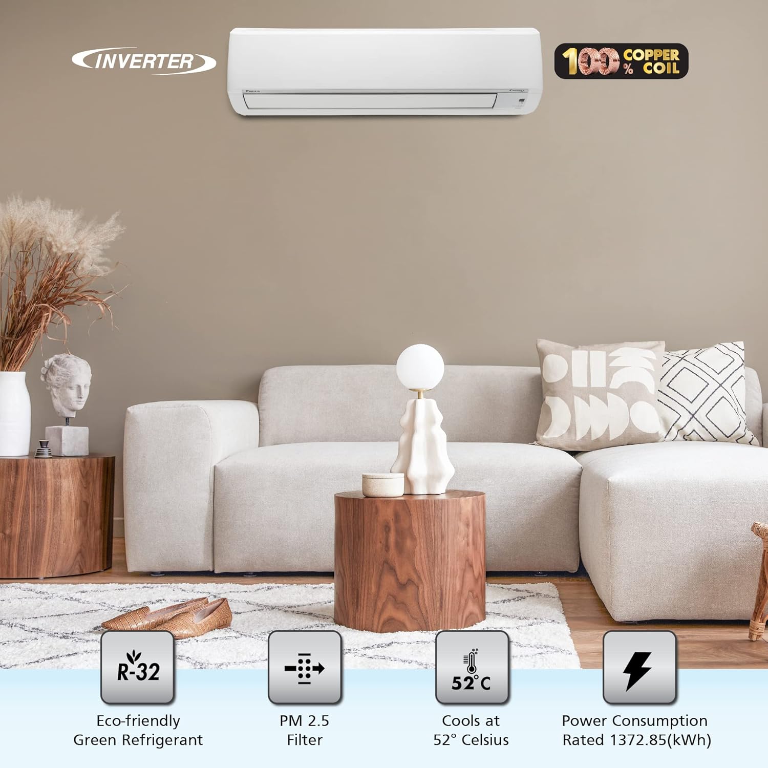 Daikin GTKL71UV16 2.2 Ton 3 Star Inverter GTKL Series Split AC Without Kit Mahajan Electronics Online