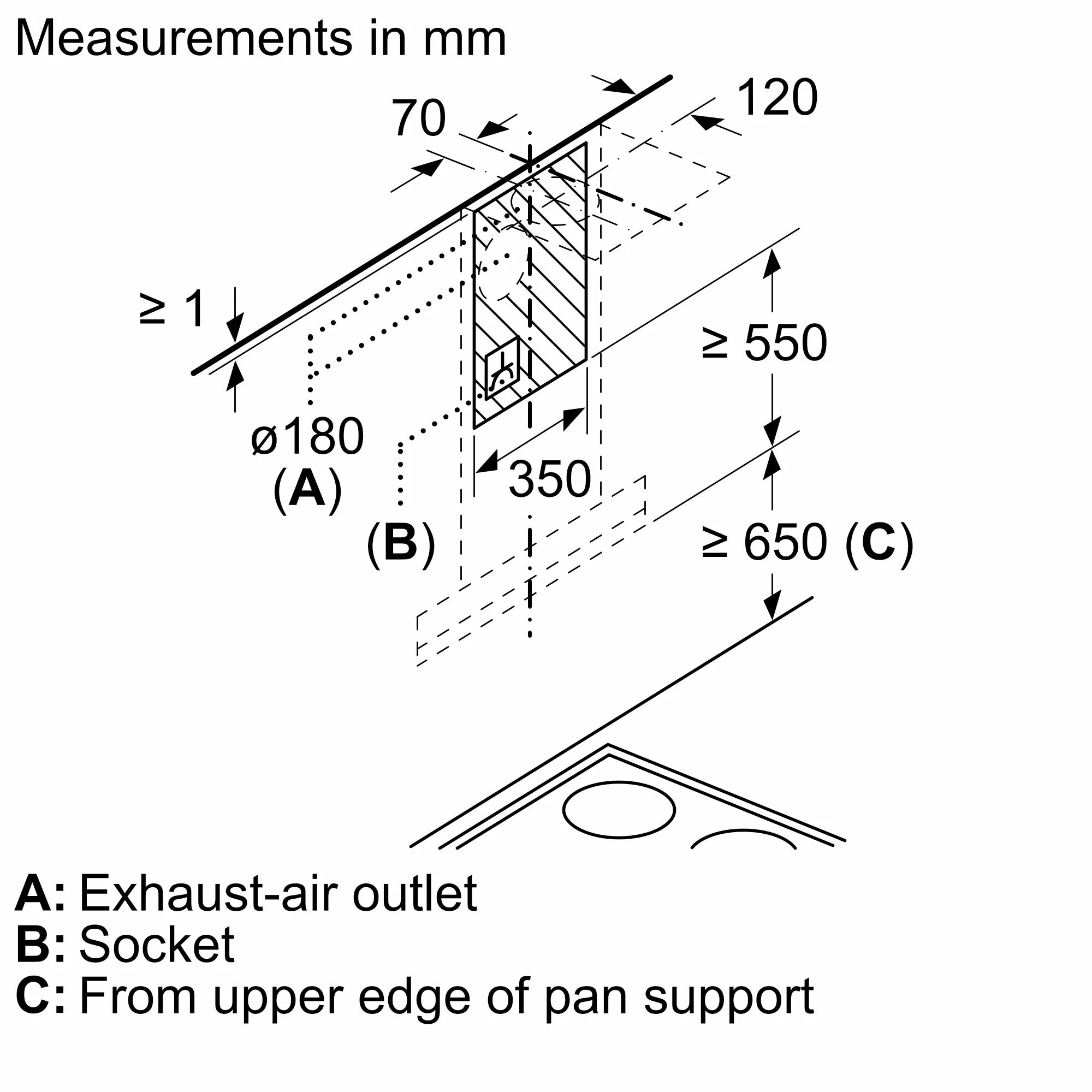 BOSCH DWBA98H60I Auto Clean Wall Mounted Black 950 CMH Chimney Mahajan Electronics online