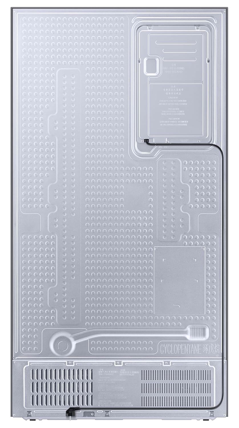 Samsung RS78CG8543S9HL 633 L, 3 Star, Frost Free, Double Door, Convertible 5-in-1 Digital Inverter, Side By Side Refrigerator with AI, WiFi & Water & Ice Dispenser ( Silver, Refined Inox) Mahajan Electronics online