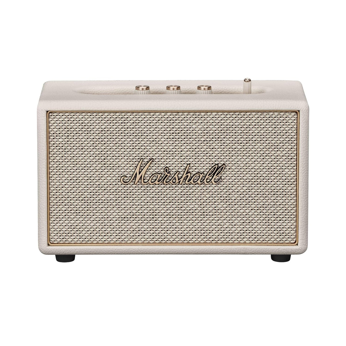 Marshall Acton IV Wired Connectivity Stereo Home Speakers with Bluetooth 5.3 LE & RCA or 3.5mm Input – Cream Marshall