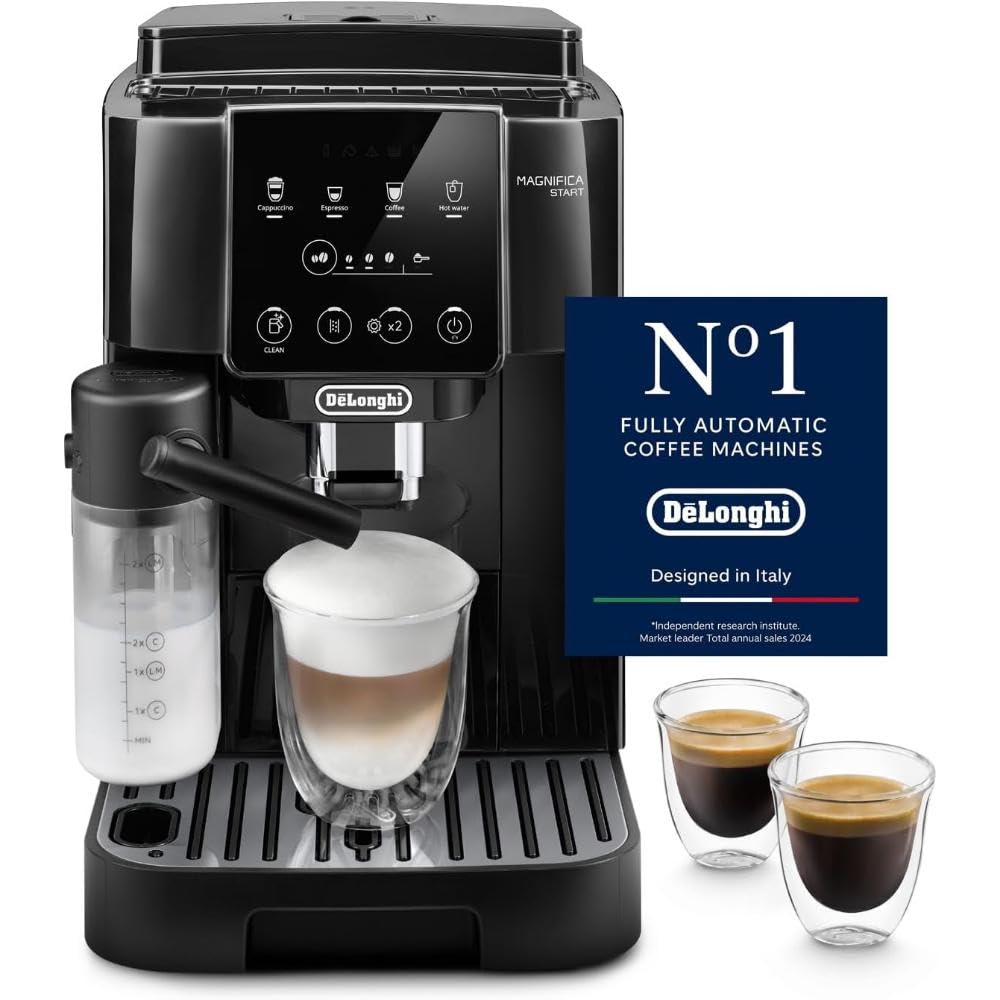 Delonghi Magnifica Start ECAM220.60.B | Fully Automatic Coffee Machine| One Touch Cappuccino Maker | Black Mahajan Electronics Online