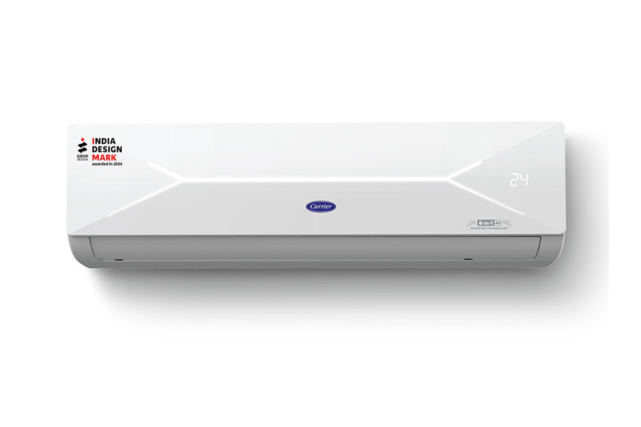 Carrier 24k XCEL LUMO Gxi 3 Star CAI24CL3R36F5 Split Inverter AC 2 Ton 3 Star Inverter Split AC | 6-in-1 – Mahajan Electronics Online.
