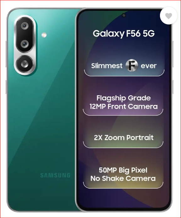 Samsung Galaxy F56 5G (Green, 256 GB) (8 GB RAM) Mahajan Electronics online