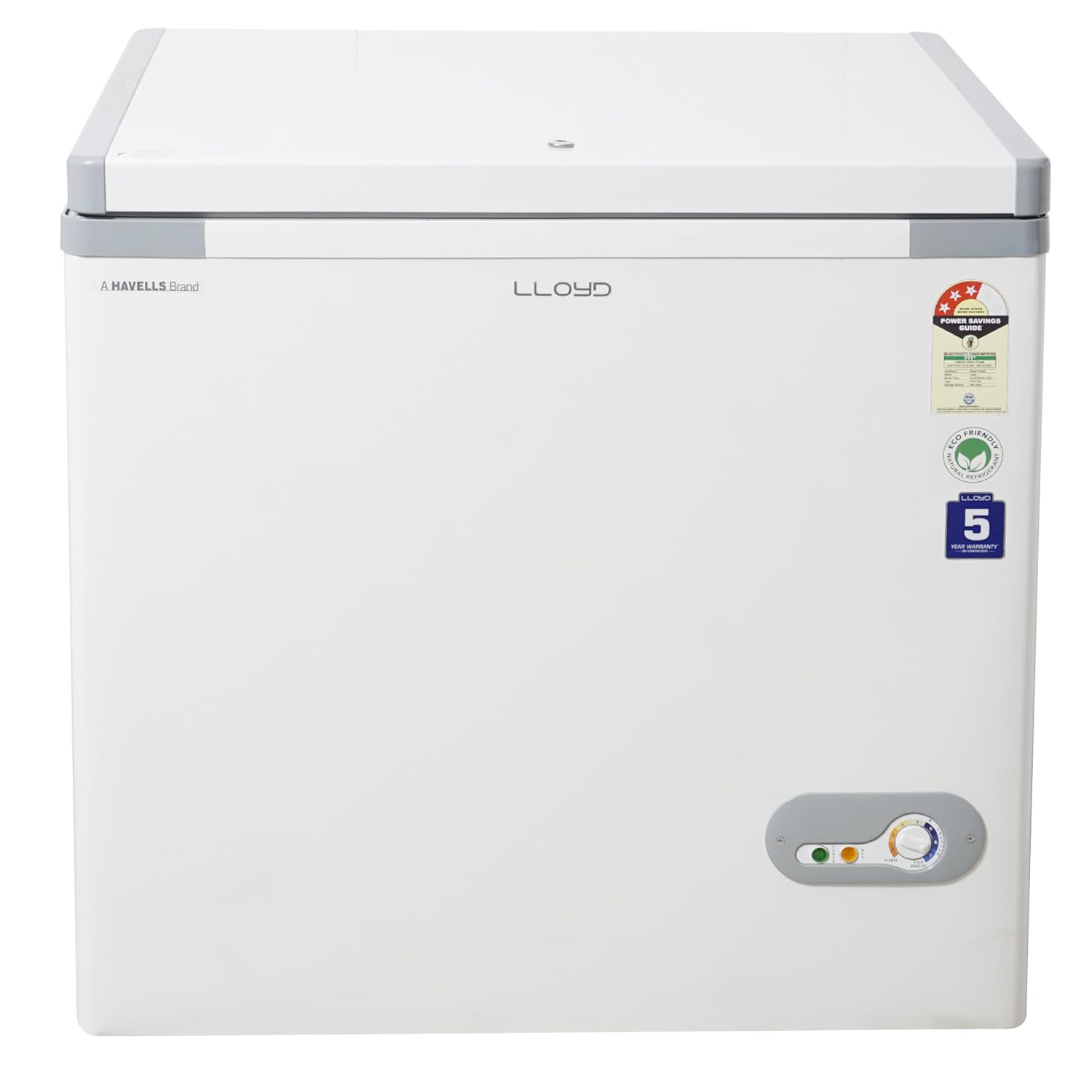 Havells Lloyd 200 Litre 3 Star Hard Top Single Door Convertible Deep Freezer, ( GLHT223CSV, White) ( 200 Litre 3 Star) Mahajan Electronics Online