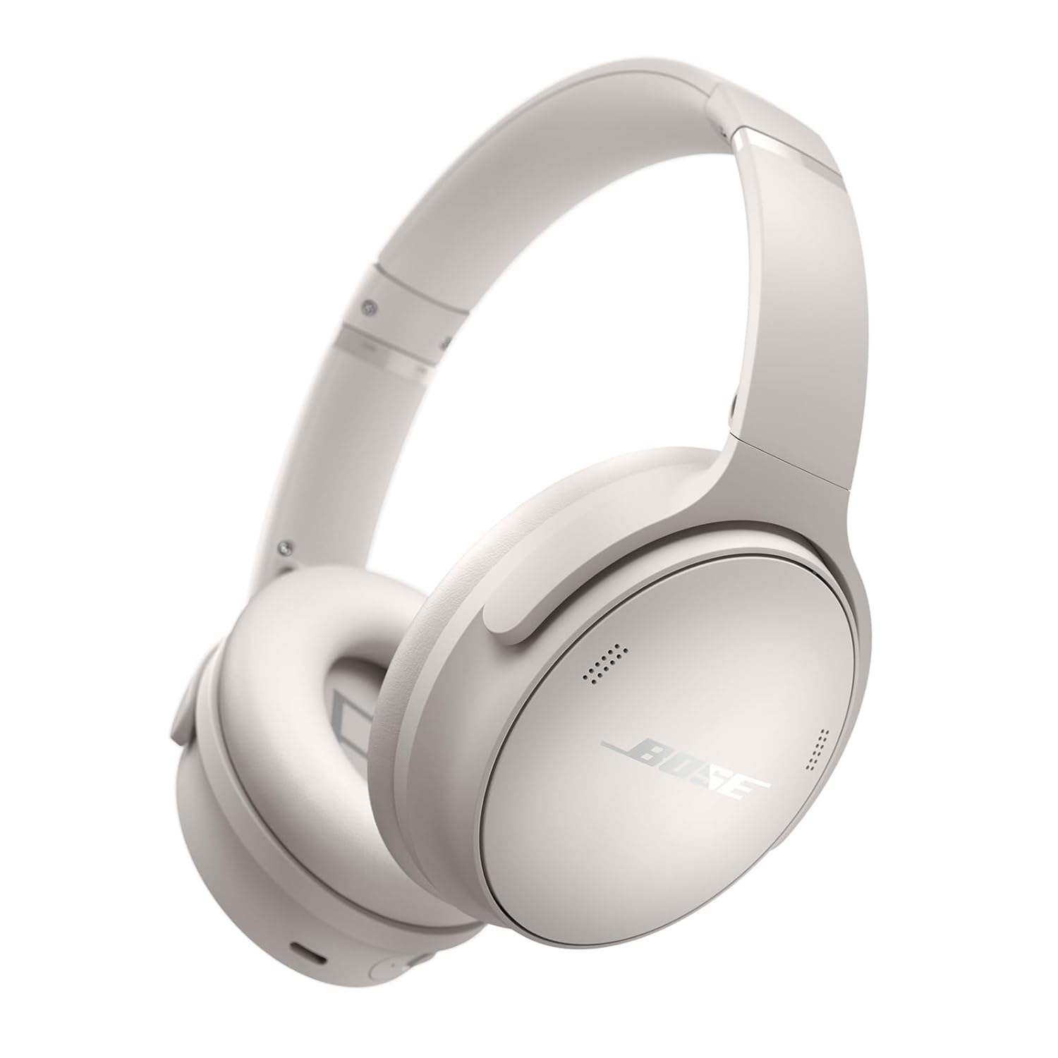 Bose New QuietComfort Wireless Noise Cancelling Headphones, Bluetooth Over Ear Headphones with Up to 24 Hours of Battery Life - White 884367-0200 Mahajan Electronics Online