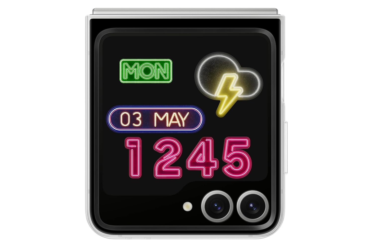 Samsung Galaxy Z Flip6 Flipsuit Case - Neon Card, Gray Mahajan Electronics Online