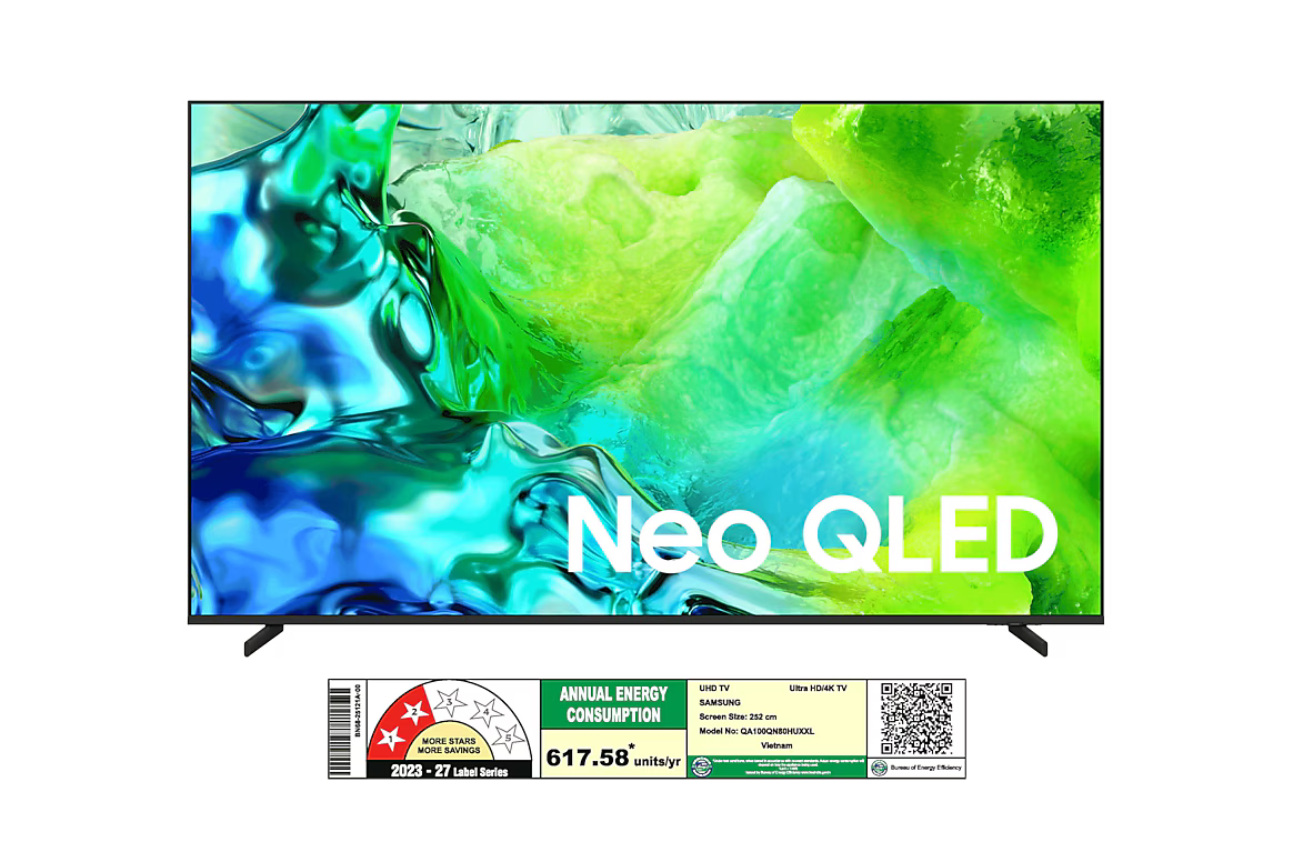 Samsung 2.53 m (100") Neo QLED QN80H 4K Samsung Vision AI Smart TV (2026) Samsung Mahajan Electronics Online