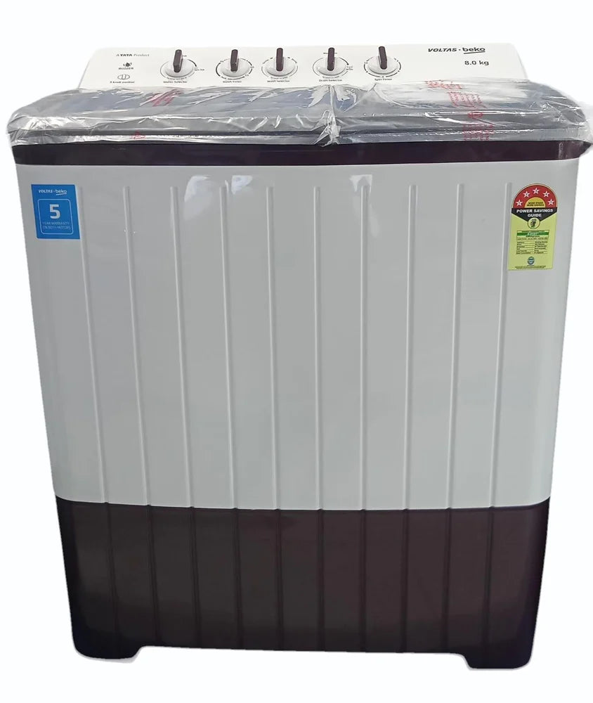 Voltas Beko WTT80UHA/BRSSWH5PODE 8 kg Semi Automatic Top Load Washing Machine Burgundy Mahajan Electronics Online