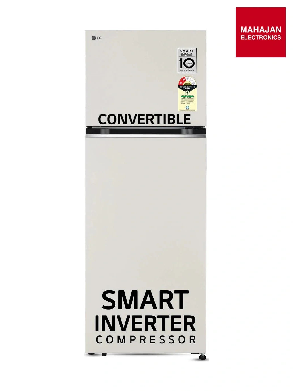 LG GL-S312SNBX 272 L Frost Free Double Door 2 Star Convertible Refrigerator with Smart Inverter Compressor & Multi Air Flow – Mahajan Electronics Online.