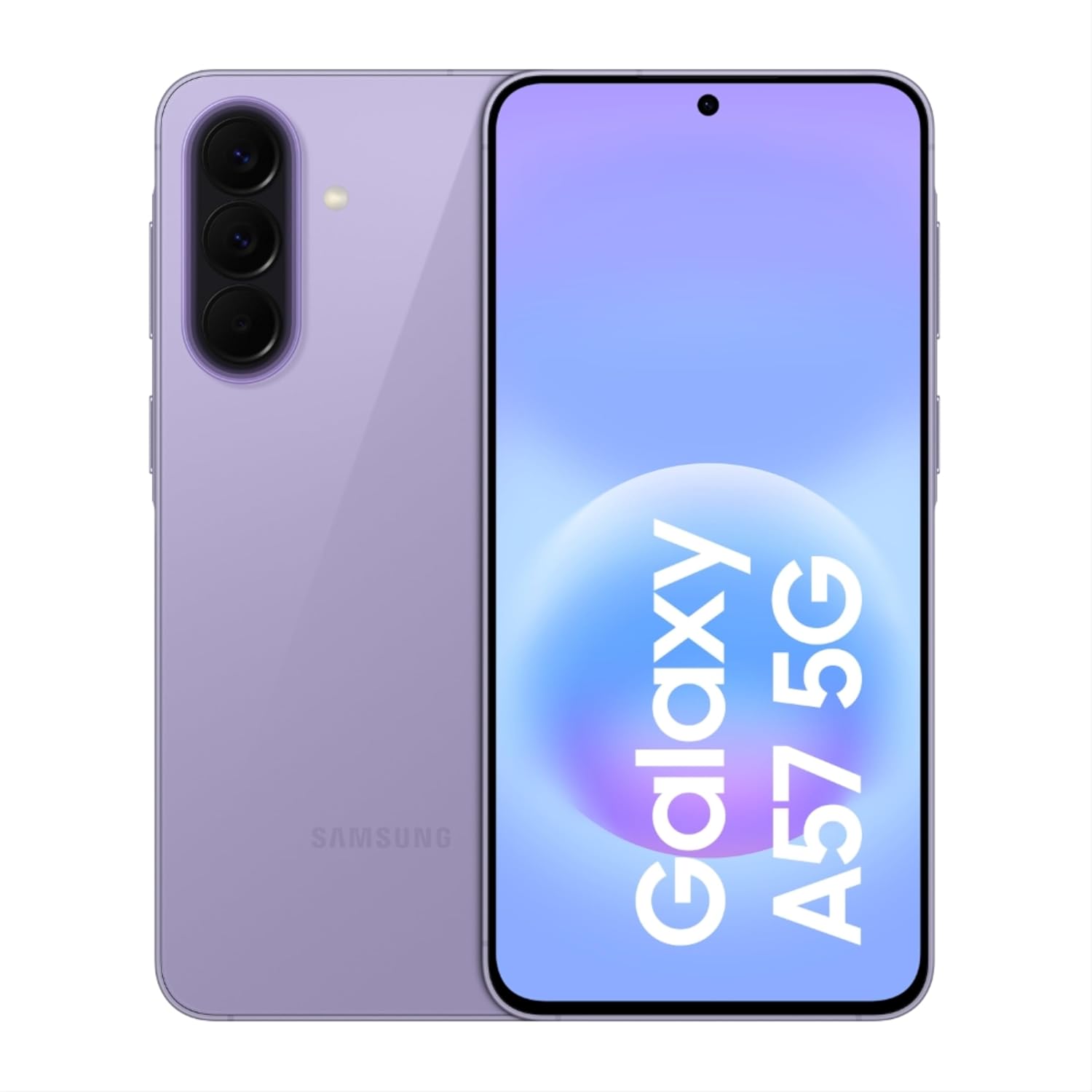 Samsung Galaxy A57 5G (Awesome Lilac, 12GB RAM, 256GB Storage), Agentic AI, Triple Camera with Nightography Video, 2 Days Battery Life, 6 Gen OS Upgrades, IP68, 6.9mm Sleek, with No Cost EMI Mahajan Electronics Online