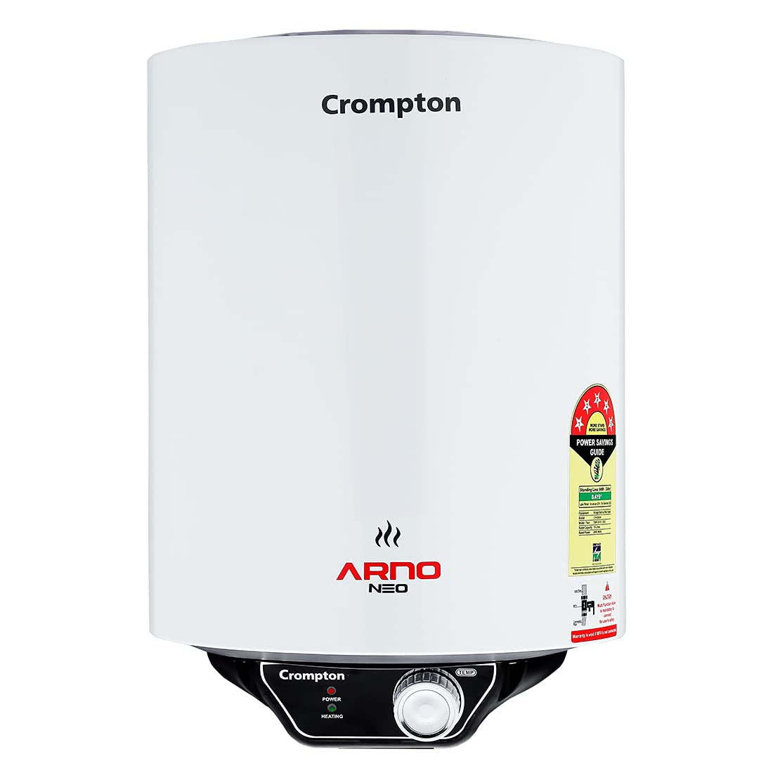 Crompton Arno Neo 25-L 5 Star Rated Storage Water Heater (Geyser) with Advanced 3 Level Safety National Energy Mahajan Electronics Online