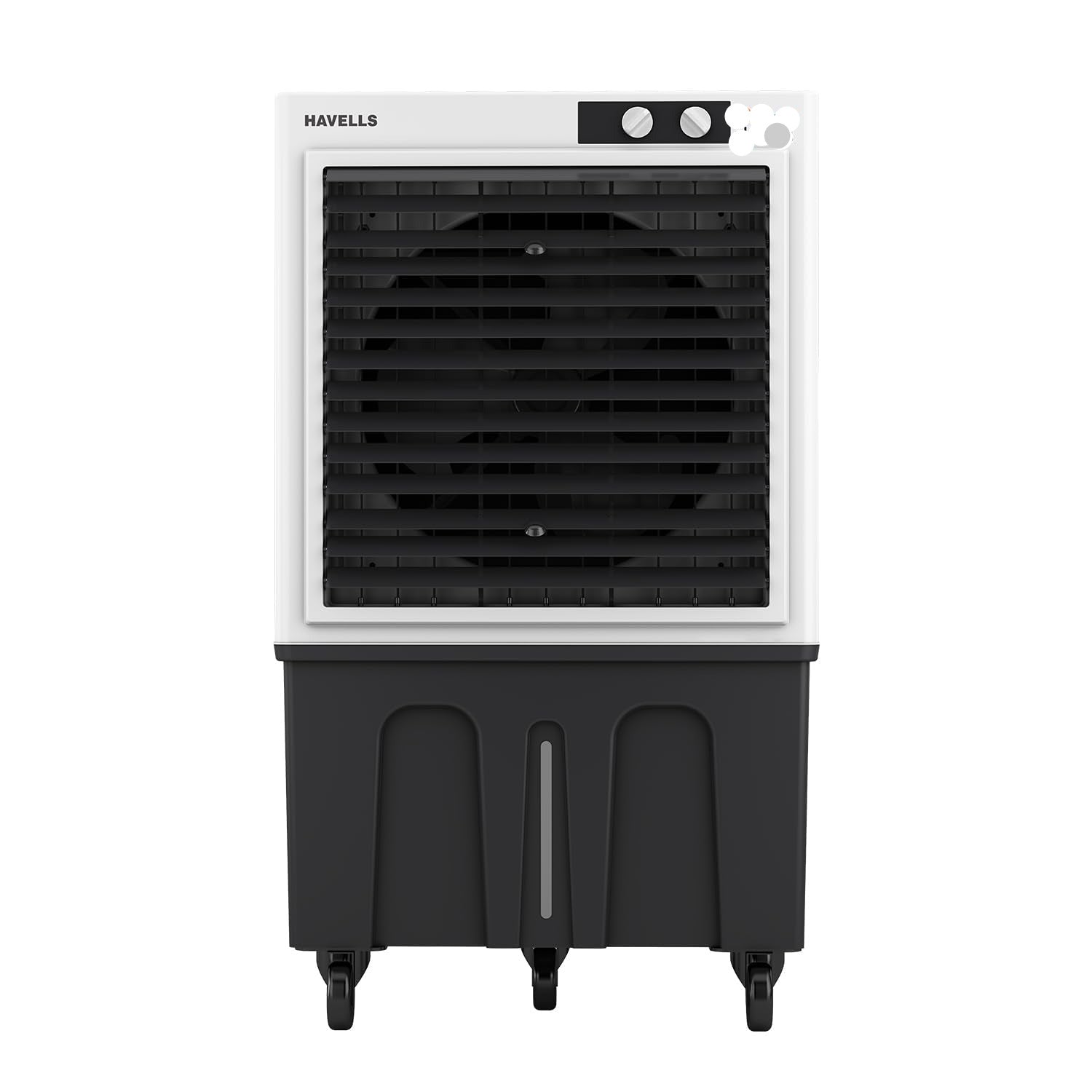 Havells Aero DLX 100L Premium Commercial Air Cooler|Powerful Air-Delivery| 3 Side Honeycomb Pads with Bacteria Shield Technology|Fully Collapsible Louvers|Auto fill function|Double Ball bearing Motor Mahajan Electronics Online