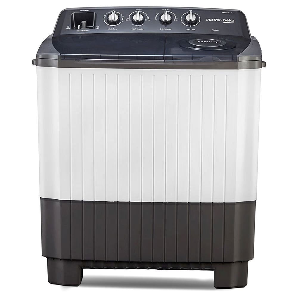 Voltas Beko WTT72GRTPRMDZ 7.2 Kg Top Load Semi-Automatic Washing Machine ( Powerful Motor, Grey, Fast Dry Technology) Mahajan Electronics Online