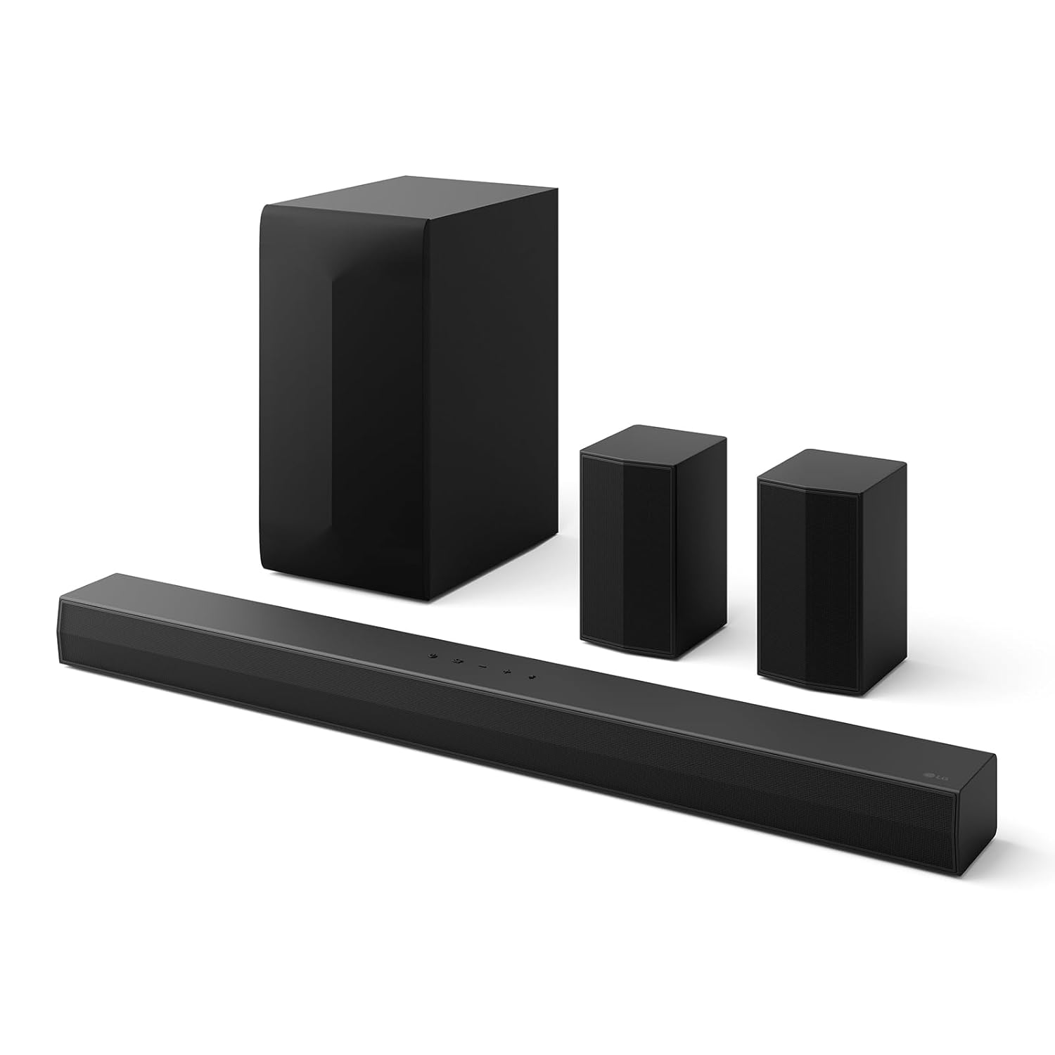 LG S65TR 600W 5.1 Channel Dolby Digital, Wireless Subwoofer & Rear Speaker with Built-in Receiver, AI Sound Pro Home Theater Soundbar with HDMI, USB & Bluetooth Connectivity (Black) Mahajan Electronics Online