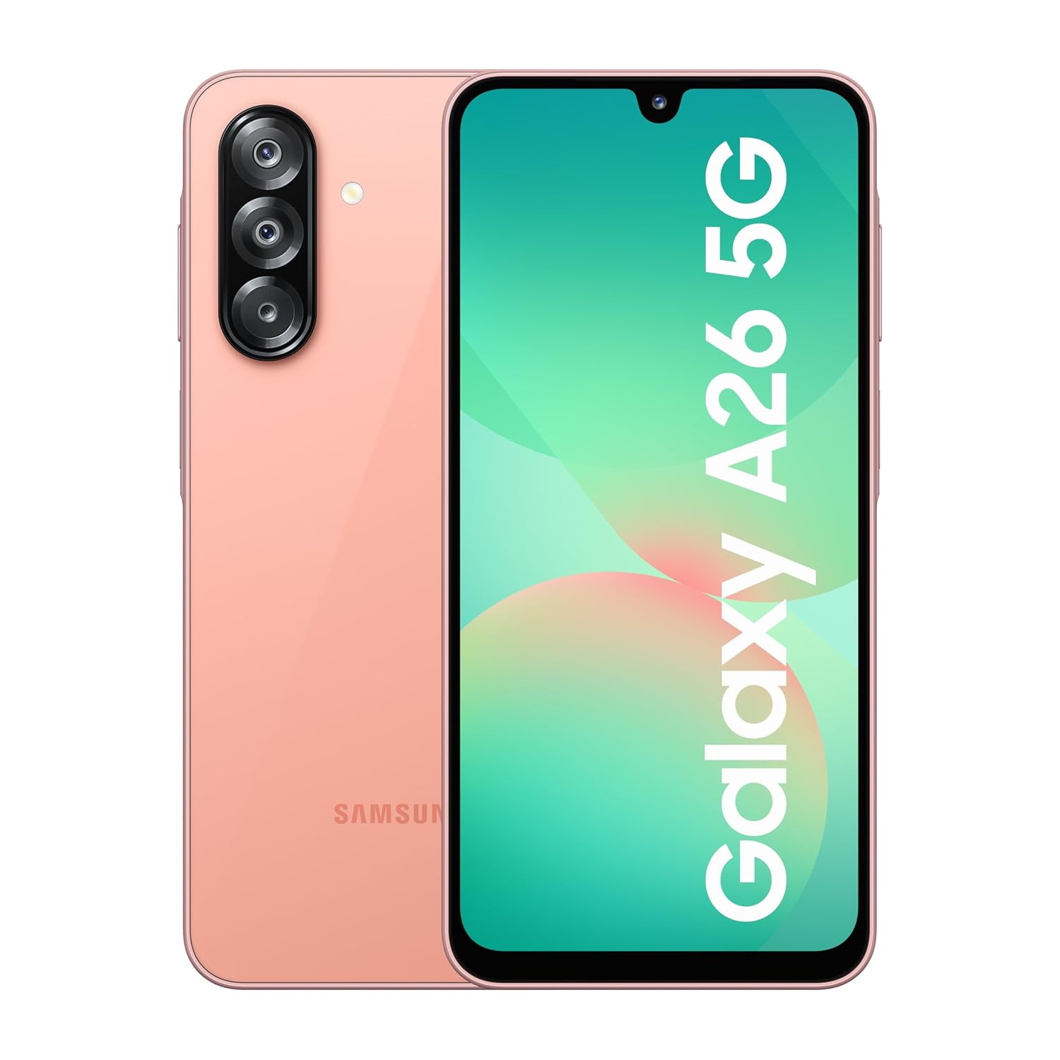 Samsung Galaxy A26 5G (Awesome Peach, 8GB, 128GB) | Awesome Intelligence: Circle to Search, Intelligent Editing | Awesome 50MP Triple Camera | IP67 Mahajan Electronics Online