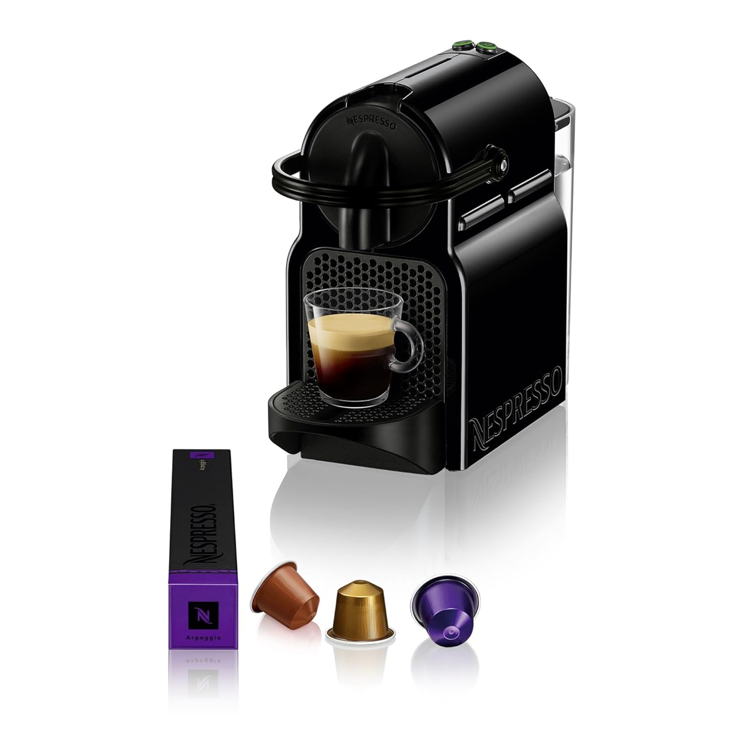 De’Longhi Nespresso Inissia EN 80.B Espresso Coffee Machine (19 Bar, Black) MAHAJAN ELECTRONICS