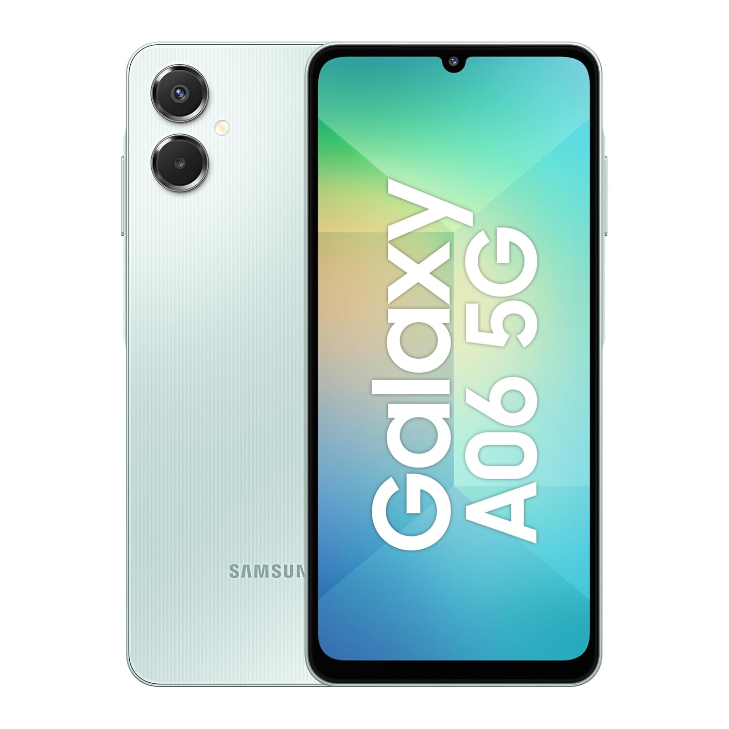 Samsung Galaxy A06 5G (Light Green, 4GB RAM, 64GB Storage)| True 5G with 12 5G Bands | 50MP Dual Camera | 4 Gen Updates | IP54 | Voice Focus With 25W Adapter Mahajan Electronics Online