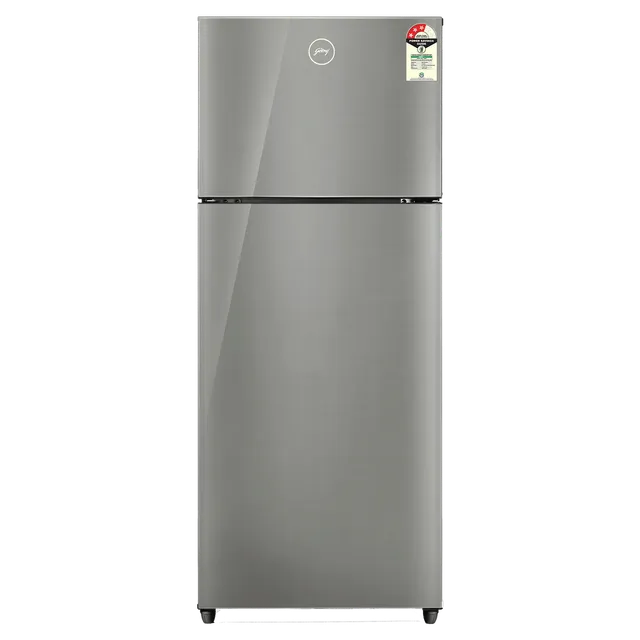 Godrej RT EON ALPHA 270C RI ST GL Eon Alpha 238 Litres 3 Star Frost Free Double Door Refrigerator with Advanced Inverter Technology ( Steel Glow) Mahajan Electronics Online