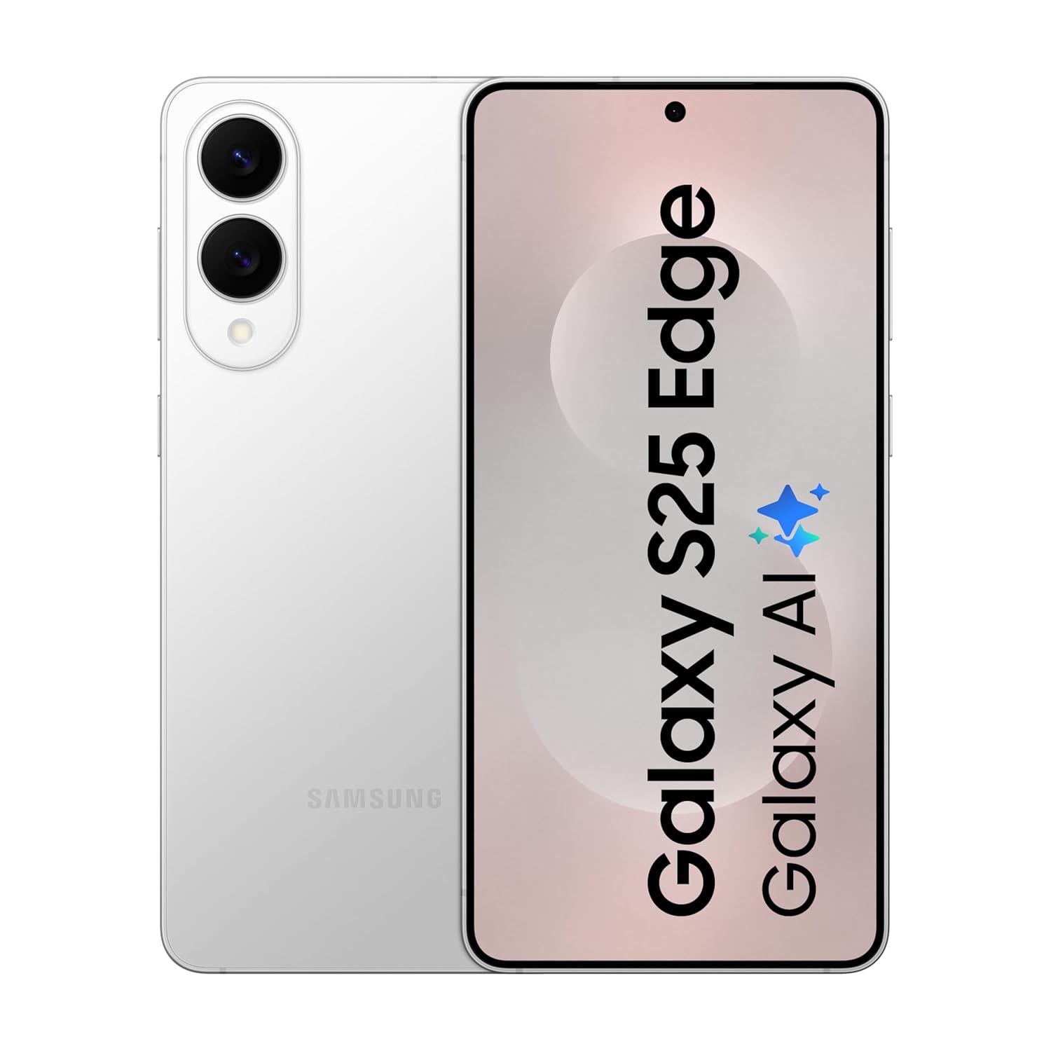 Samsung Galaxy S25 Edge 5G AI Smartphone (Titanium Silver, 12GB RAM, 256GB Storage) | Precision Built with Titanium Mahajan Electronics Online