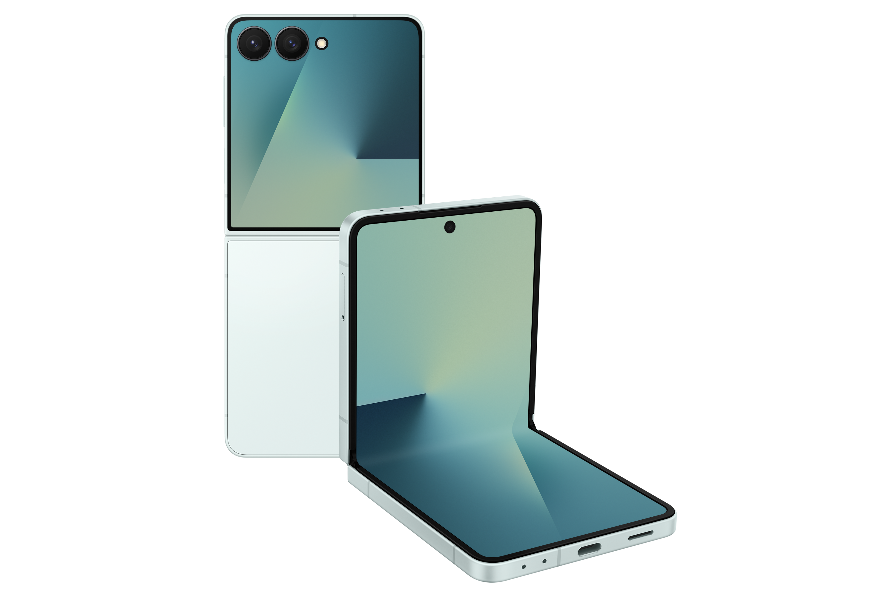 Samsung Galaxy Z Flip7 5G Smartphone with Galaxy AI (Mint, 12GB RAM,256GB Storage), Ultra Sleek Design with 50MP High-Resolution Camera, Exynos 2500, Google Gemini Mahajan Electronics Online