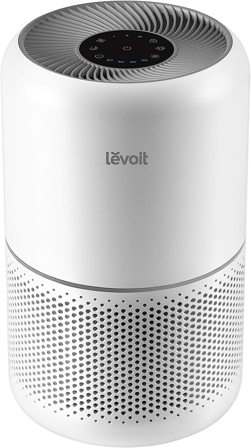 LEVOIT Core 300 Air Purifier for Home Allergies and Pets Hair Smokers in Bedroom, H13 True HEPA Filter, 24db Filtration System Cleaner Odor Eliminators, Remove 99.97% Dust Smoke Mold Pollen, White Mahajan Electronics Online