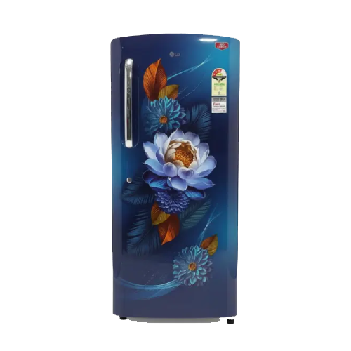 LG GLD2336YABW 224 L 3 Star Single Door Refrigerator | Smart Inverter Compressor Blue Water Lily LG