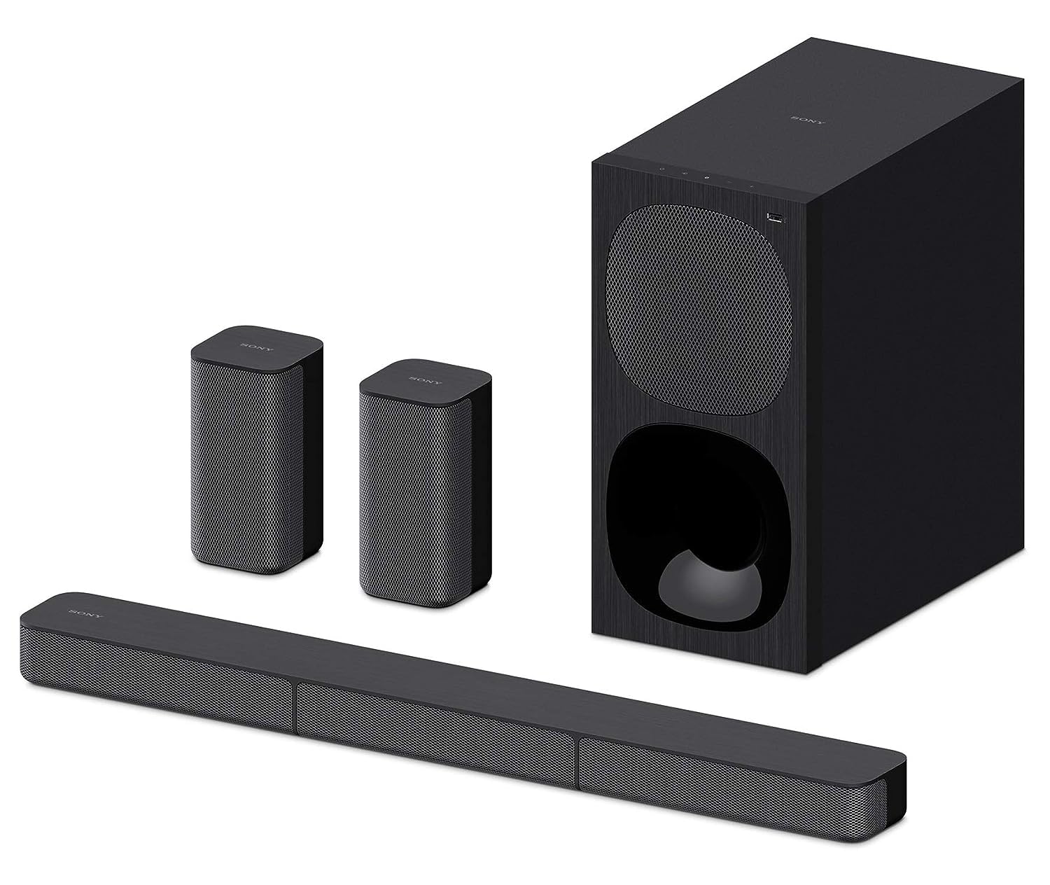 Sony HT-S20R Real 5.1ch Dolby Digital Soundbar for TV with subwoofer and Compact Rear Speakers, 5.1ch Home Theatre System (400W,Bluetooth & USB Connectivity, HDMI & Optical connectivity) Mahajan Electronics Online