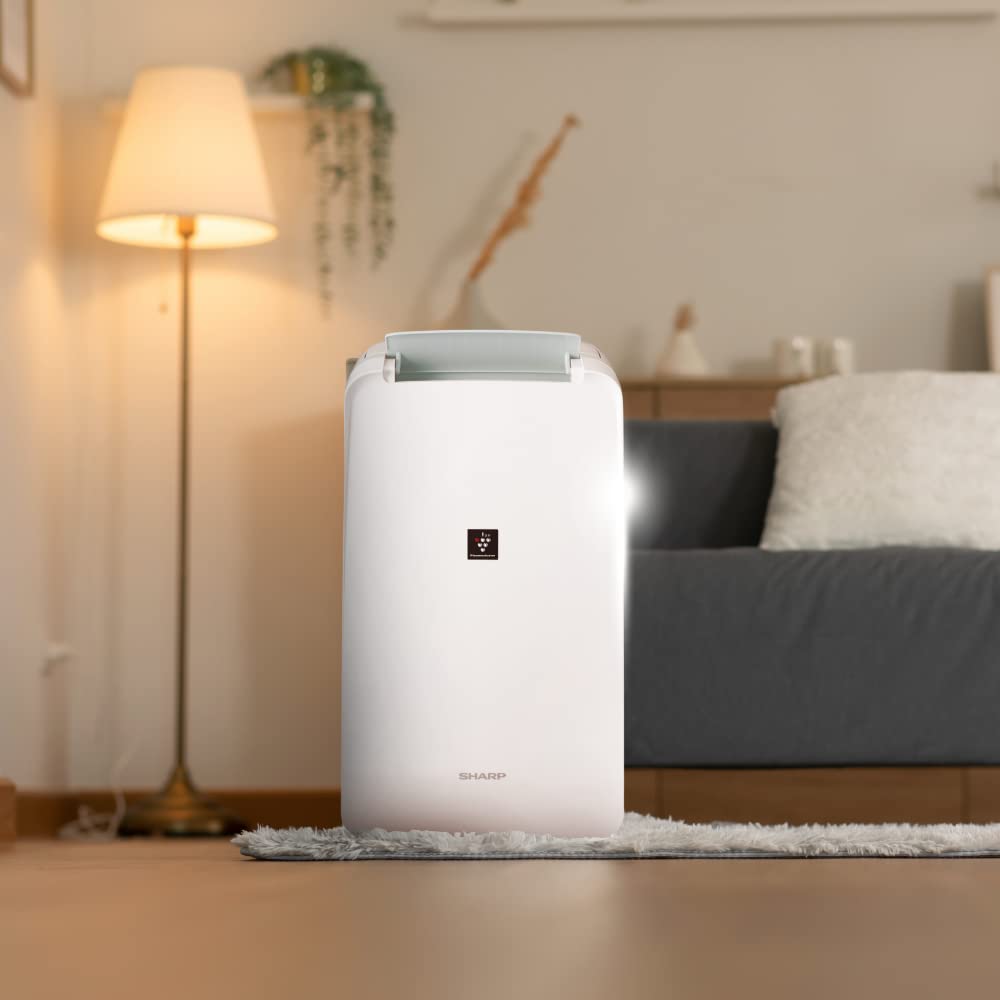 SHARP Electric Home Dehumidifier Machine with PCI Tech DW-P10M-W (fight against mold, virus, fungus). Absorbs moisture I Clothes dryer I 250 ft² I Drain 10L/day - Mahajan Electronics Online