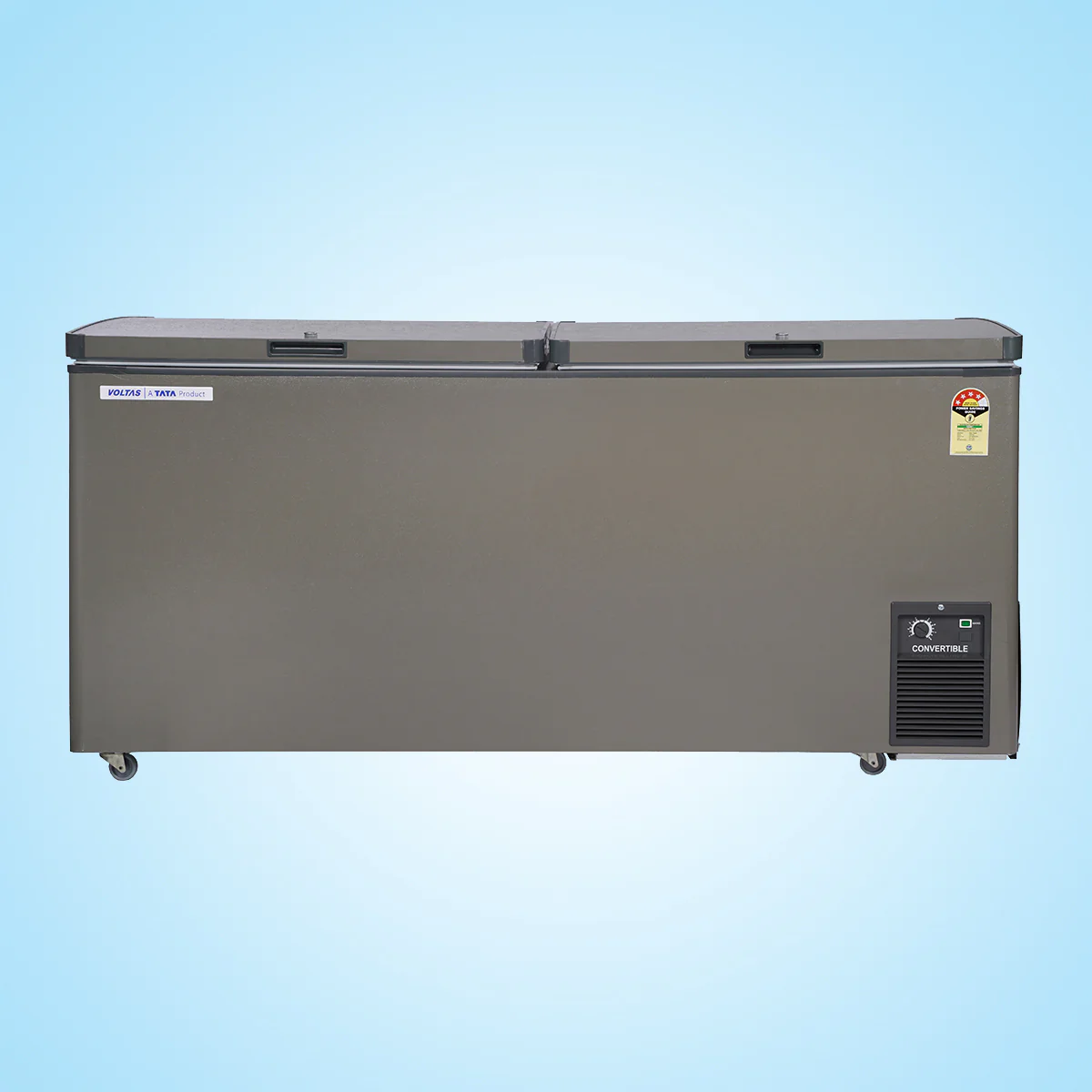 Voltas CVF501DA5-W-GW CONVERTIBLE Grey 5 Star Hard Top Deep Freezer Hard top deep freezer (501 Litre) Mahajan Electronics online