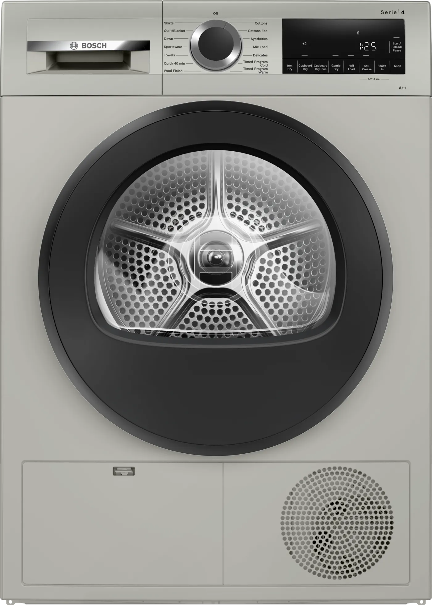 Bosch WQG24108IN Series 4 heat pump tumble dryer 9 kg Silver inox
Mahajan Electronics Online