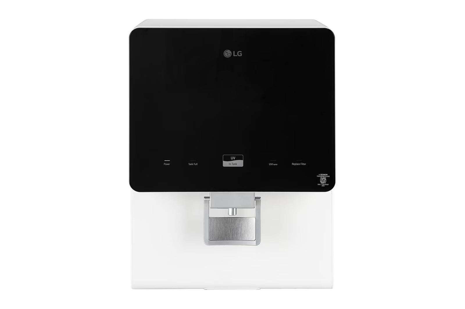 LG WW176GTBW 8L RO+UV+MB Water Purifier with Stainless Steel Tank, Premium Glass Finish Mahajan Electronics Online